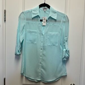 NWT Express portofino button down shirt size XS